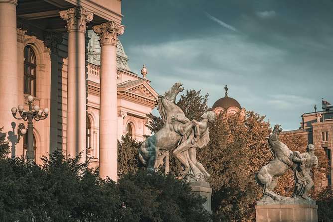 Belgrade Panoramic City Tour - Slavija Square and the marks of recent history