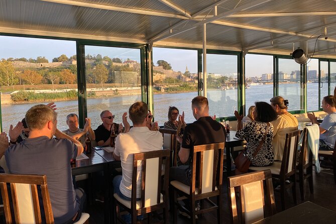 Belgrade Sunset Cruise w/ Live Tour Guide - Zemun and the Gardos Tower from the river