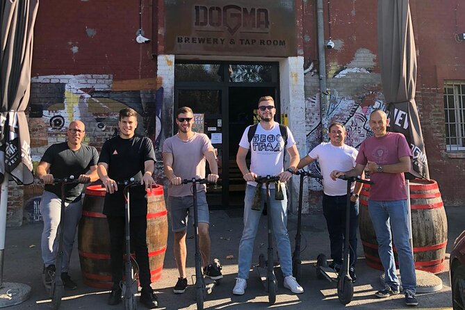 E-Scooter CRAFT BEER and BREWERY Tour - Riding through Belgrade instead of walking between bars