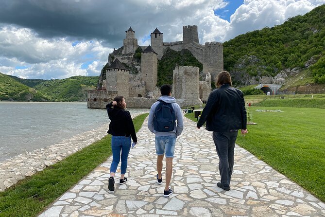 Golubac Fortress w/Iron Gate Speed Boat & Rakija Distillery tour - Seeing the fortress from the Danube
