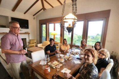 Natural wine tasting with great views
