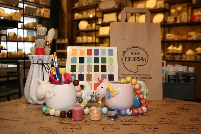 Paint Your Own Pottery Studio, Serbia - Getting there and settling into the session