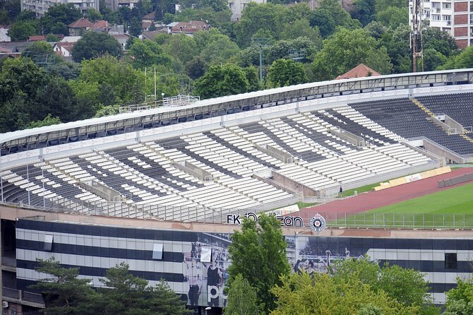 Private Red Star-Partizan Stadium Tour in Belgrade - Dedinje: Red Star Loyalty on the Streets