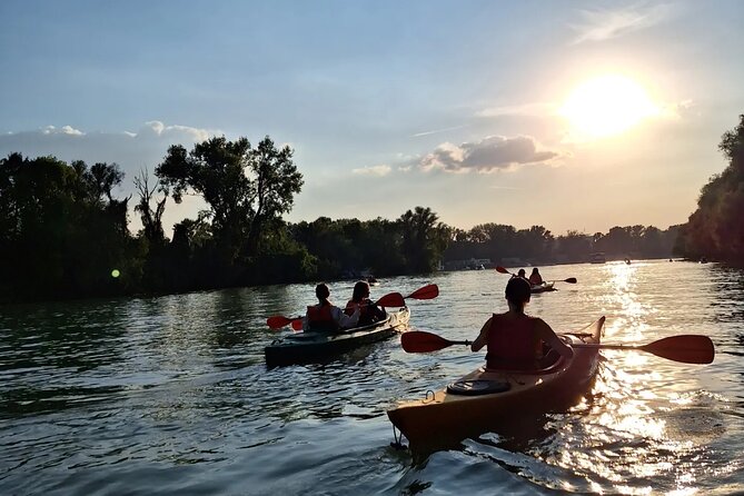 Self-guided kayak tour in Belgrade - Gardos Tower from the Danube side